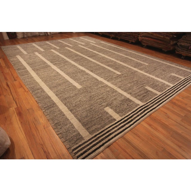 Contemporary Nazmiyal Collection Large Contemporary Central Asian Rug For Sale - Image 3 of 8
