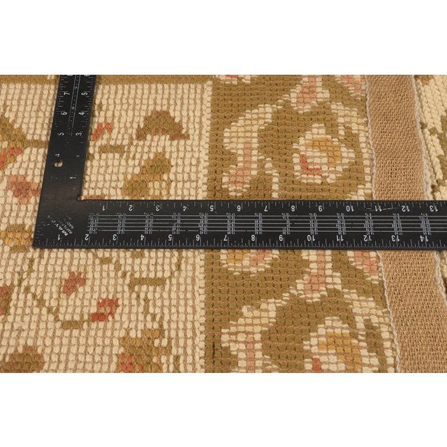 Textile Antique Portuguese Needlepoint Arraiolos Rug, 07'11 X 11'02 For Sale - Image 7 of 10