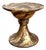 Vintage Gilt Striped Ceramic Pedestal For Sale