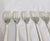 Metal Antique Art Deco Sterling Silver Dessert Forks, Sheffield, 1920, Set of 6 For Sale - Image 7 of 12