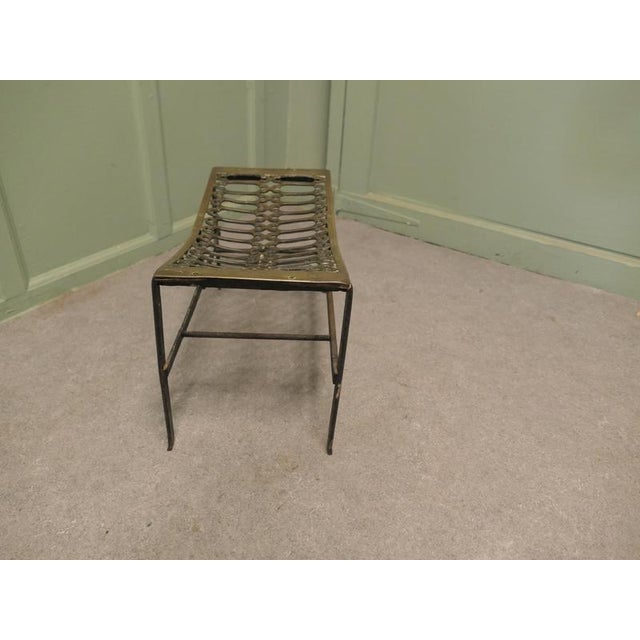 Large Iron and Brass Blacksmith Footman For Sale - Image 5 of 8