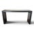 Contemporary Christian Liaigre Iron and Oak Console For Sale - Image 3 of 8