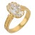 Mid 20th Century Gia 3.04 Carat Old Mine Cut Diamond 18k Yellow Gold Engagement Ring, Size 6 For Sale