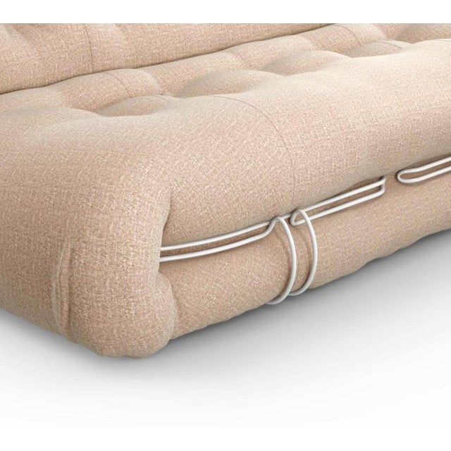 Wood Soriana Two-Seater Sofa by Afra and Tobia Scarpa for Cassina For Sale - Image 7 of 17