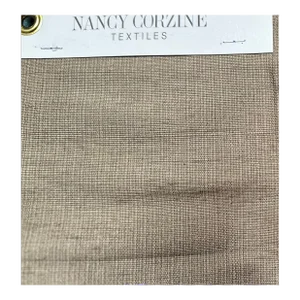 25 Yards Modern Nancy Corzine 100% Silk Classic Stripe Fabric - Stone