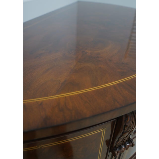 Karges French Louis XVI Walnut Dresser Commode Server For Sale - Image 11 of 18