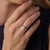 This elegant Mid Century engagement ring centers on a 1.01 carat old mine cut diamond, certified by GIA #6237903941,...