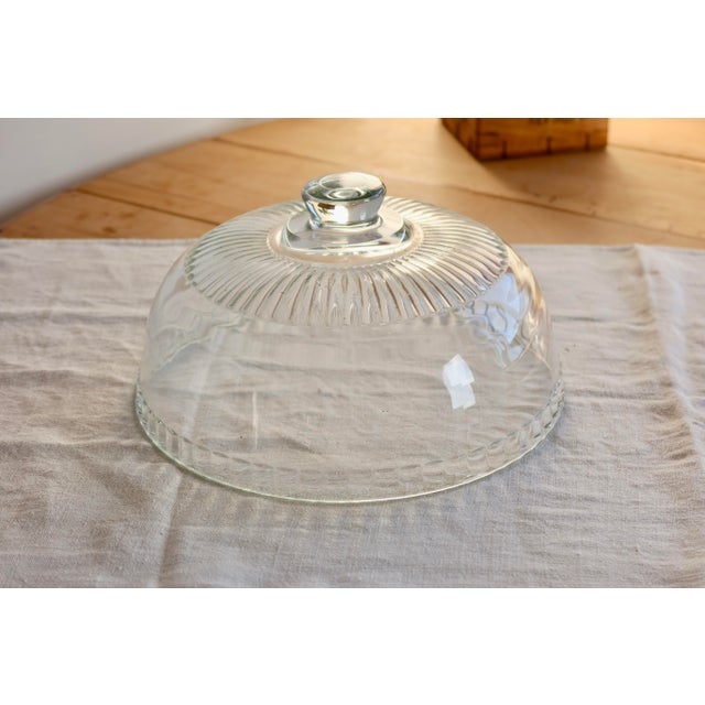 Large Vintage Crystal Cloche, 1990s For Sale - Image 4 of 6