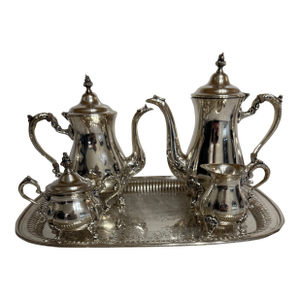 Vintage 1960s Gorham Newport 5 Piece Tea Set