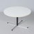 Gispen Round Model 3696 Coffee Table with White Melamine Top and Chrome Base by Gispen, 1970s For Sale - Image 4 of 11