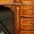 Victorian Marquetry Inlaid Hardwood Kidney Library Desk For Sale - Image 11 of 18