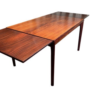 Vintage Henning Kjaernulf for Vejle Stole Mobelfabrik Rosewood Extension Table. For Sale