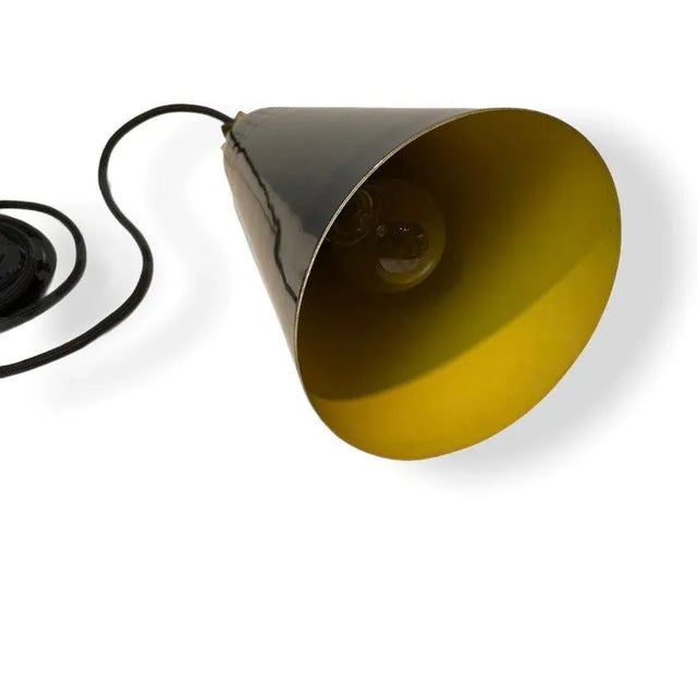 Mid-Century Modern Mid-Century Modern Pendant Lamp in Brass, 1950s For Sale - Image 3 of 8