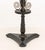 French White Marble Top and Ebonized Wood Gueridon For Sale - Image 4 of 5