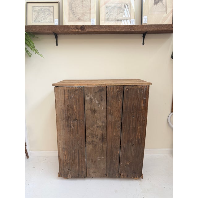 Antique English Pine Cabinet For Sale - Image 11 of 11