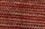 Textile Gabbeh Rug 4'7'' X 6'9'' Red Wool Striped Contemporary Hand-Knotted Carpet For Sale - Image 7 of 12