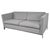 Foster 2.5-Seater Sofa in Grey Lambswool by Walter Knoll For Sale - Image 3 of 6