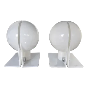 Pair of Lucite Lamps Sirio by Brazzoni Lampa for Harvey Guzzini. Italy, 1970s