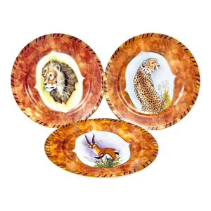 Vintage Lynn Chase Animal Plates- Set of 3
