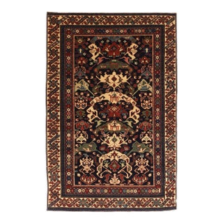Vintage Shirvan Rug 4'0'' x 6'3'' For Sale