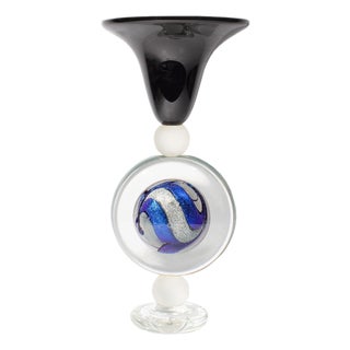 2001 Art Glass Sculptural Vase by Matthew Angell For Sale