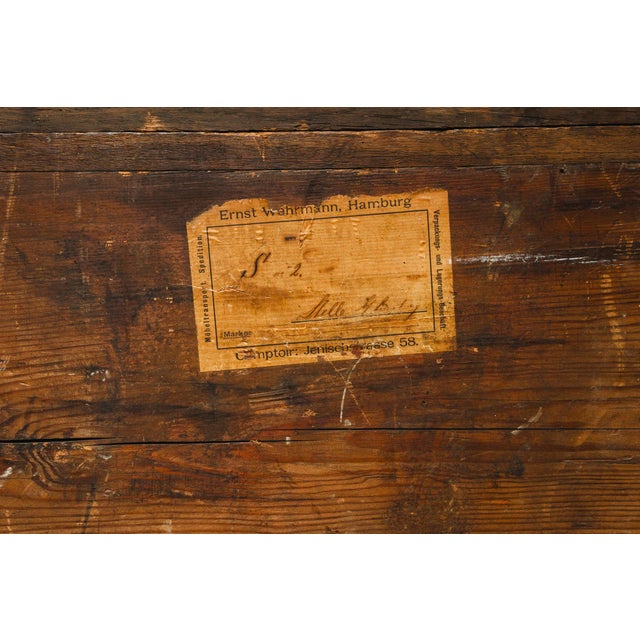Wood Biedermeier Wardrobe in Mahogany For Sale - Image 7 of 18