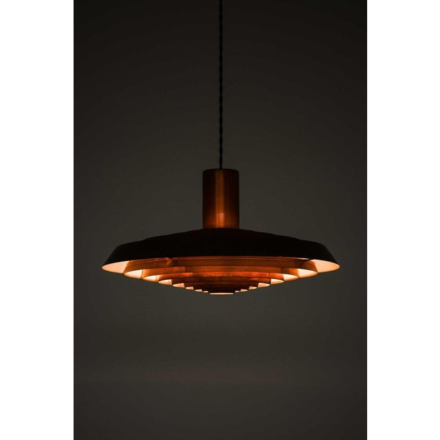 Langelinie Pendant Lamp in Copper by Poul Henningsen, 1950s For Sale - Image 6 of 13