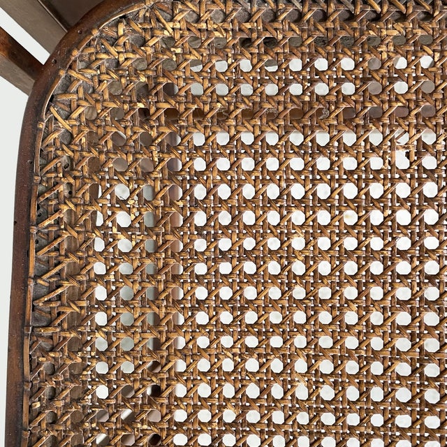 Brown Italian Art Nouveau Rocking Chair by Società Anonima Antonio Volpe, 1920s For Sale - Image 8 of 18