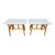 Mid - Century John Wisner for Ficks Reed Style Rattan Side Tables - A Pair For Sale