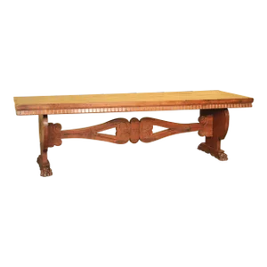 Baroque Style Walnut Dining / Library Table