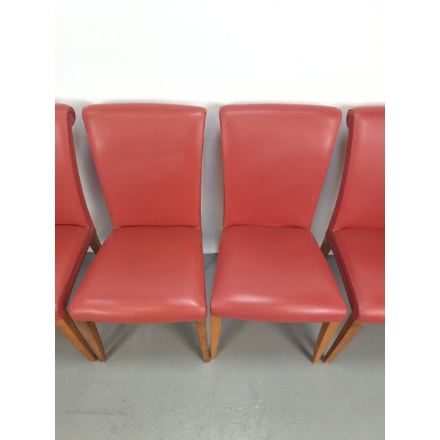 Wood Vittoria Dining Chairs from Poltrona Frau, 1990s, Set of 6 For Sale - Image 7 of 13