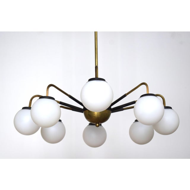 Exceptional ceiling lamp with 7 individually adjustable arms – each arm can be extended (or retracted) by approximately 15...