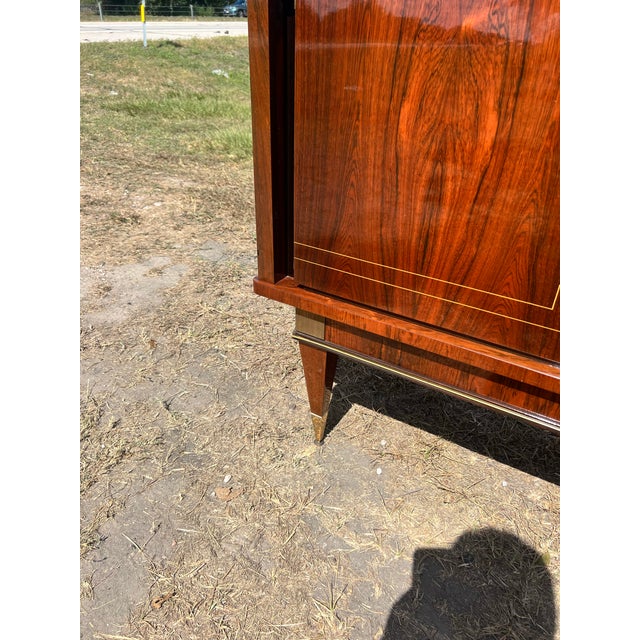 French Art Deco 1930's Macassar Ebony Sideboard For Sale - Image 10 of 12