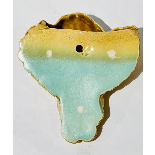 Textile Vintage Wall Pocket Feather Planter by Empire For Sale - Image 7 of 8