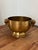 Brass 1970s Brass Bowl With Elephant Head Handles For Sale - Image 8 of 9