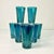 1950s Vintage Boho Chic Carnival Tent Striped Tumbler Glasses - Set of 8 For Sale - Image 4 of 11