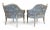 1950s 1950s Regency Asymmetrical Boudoir or Parlor Chairs - A Pair For Sale - Image 5 of 12