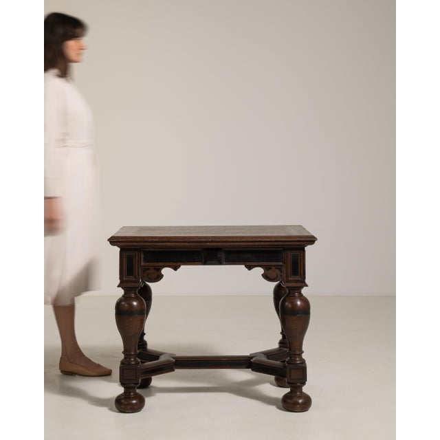 Late 19th Century Late 19th Century Oak Renaissance Table For Sale - Image 5 of 12