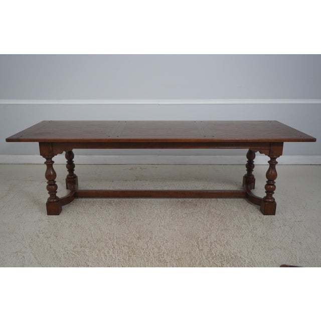 Age: Approx: 20 Years Old Details: Factory Distressed Churchman Collection Chestnut Finish High Quality Construction Large...