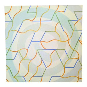 Spiral Grid on Canvas by Michele Sudduth