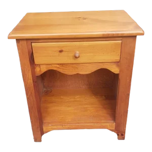 1960s Mid Century American Classical Single Drawer Night Stand