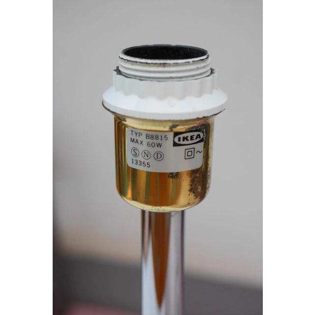 Art Deco Scandinavian Minimalist Skymning Table Lamps in Chrome and Glass by Ehlén Johansson for Ikea, Set of 2 For Sale - Image 5 of 14