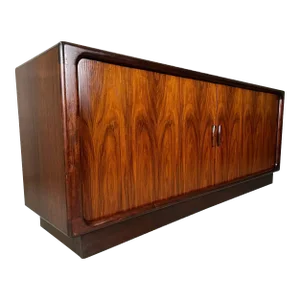 Rosewood Tambour Door Credenza by Dyrlund