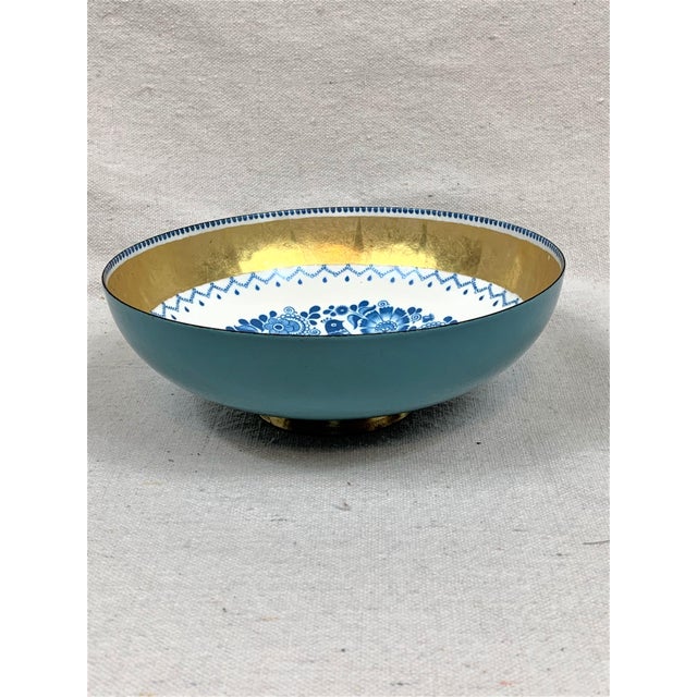 Figurative Vintage Steinbock Enameled Bowl For Sale - Image 3 of 9
