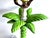 Cream Vintage Italian Majolica Monkeys With Palm Tree Table Lamp For Sale - Image 8 of 16