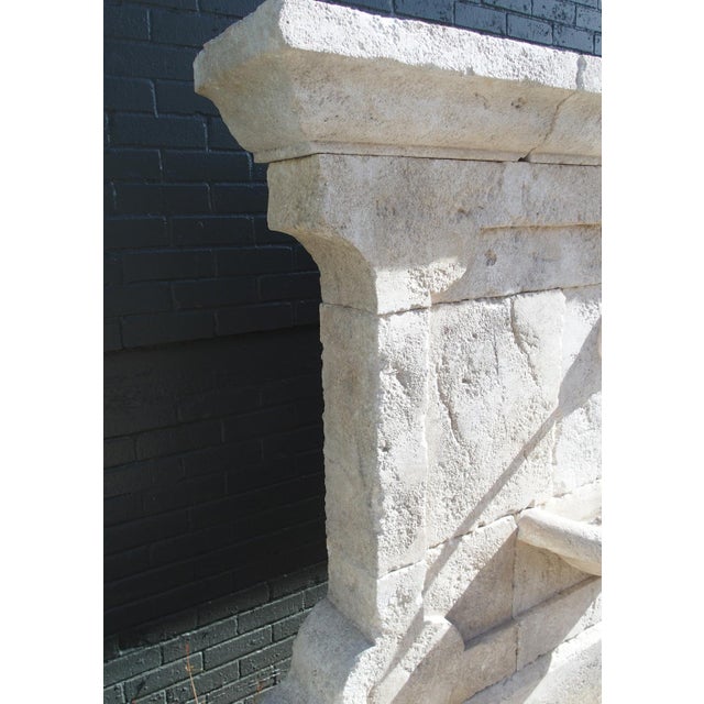 Sigonce Large Carved Spill Bowl Limestone Wall Fountain From Provence, France For Sale - Image 15 of 18