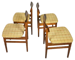 Dining Chairs, Czechoslovakia, 1960s, Set of 4