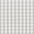 Sample - Schumacher Elton Cotton Check Fabric in Grey For Sale