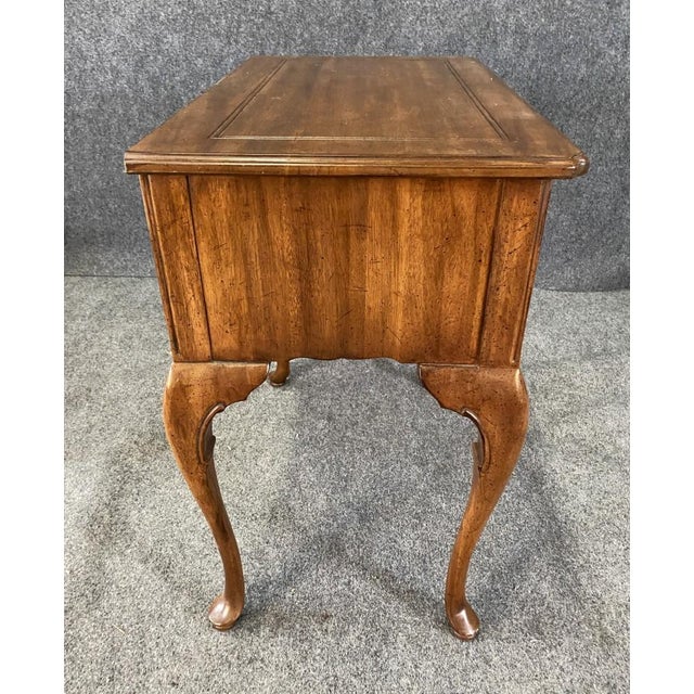 Late 20th Century Late 20th Century Davis Cabinet Company Solid Mahogany Console Table For Sale - Image 5 of 10