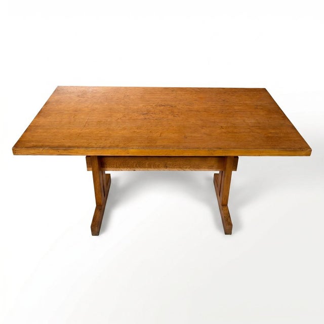 Wood Vintage Dining Table, 1960s For Sale - Image 7 of 12